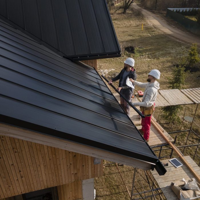 Roofers Working
